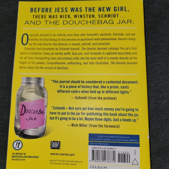 Douchebag Jar & The Douche Journals - Volume One - New Girl Fan Gift - Picture 3 of 5